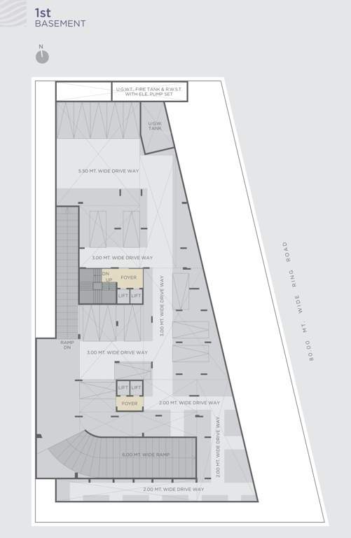  turquoise dreamz Turquoise Dreamz Cluster Plan For 1st Basement