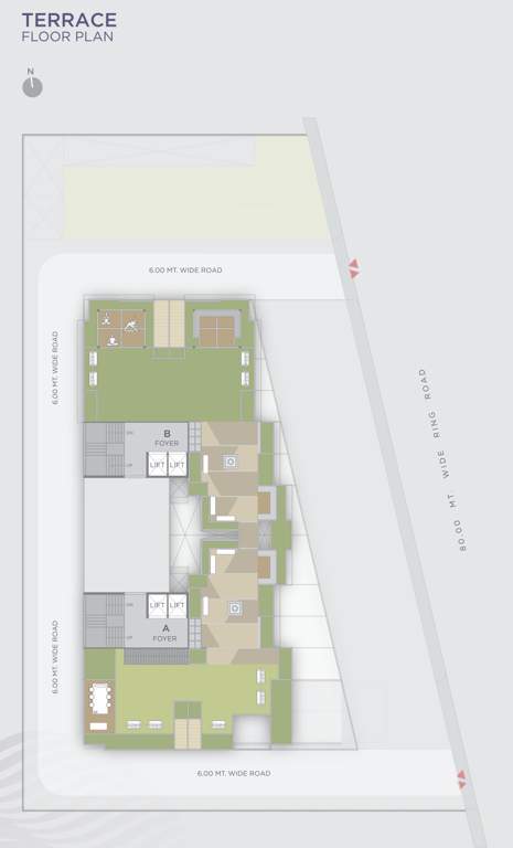  turquoise dreamz Turquoise Dreamz Cluster Plan For Terrace Floor