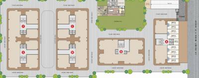  sky Block A, B, C, D, E and F Cluster Cluster Plan for ground Floor