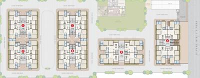  sky Block A , B, C, D, E and F ClusterCluster Plan from 1st to 10th Floor