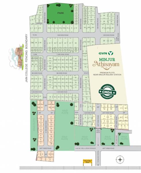  minjur-athisayam Layout Plan
