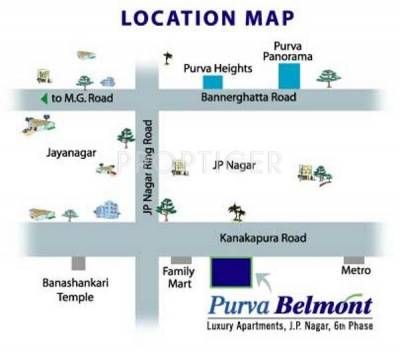 Images for Location Plan of Puravankara Purva Belmont