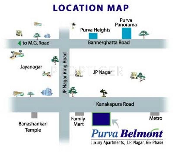 Images for Location Plan of Puravankara Purva Belmont