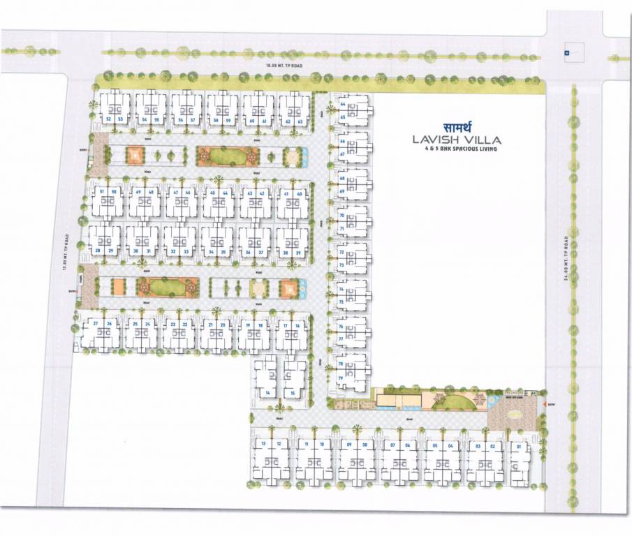  saamarth lavish villa Master Plan