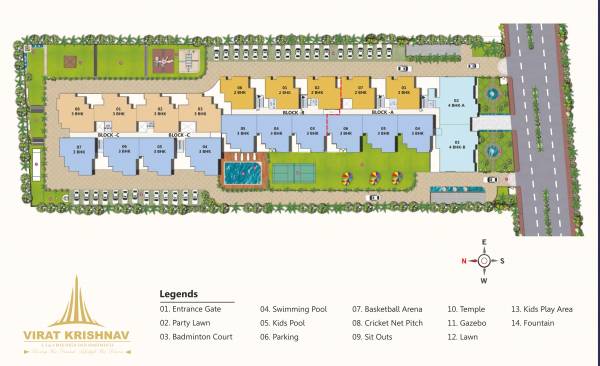  virat-krishnav-phase-2 Layout Plan