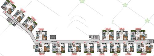  grandeur Grandeur Cluster Plan from 3rd, 6th, 9th, 12th and 15th Floor