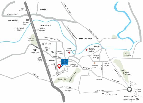  radiance-residency Location Plan