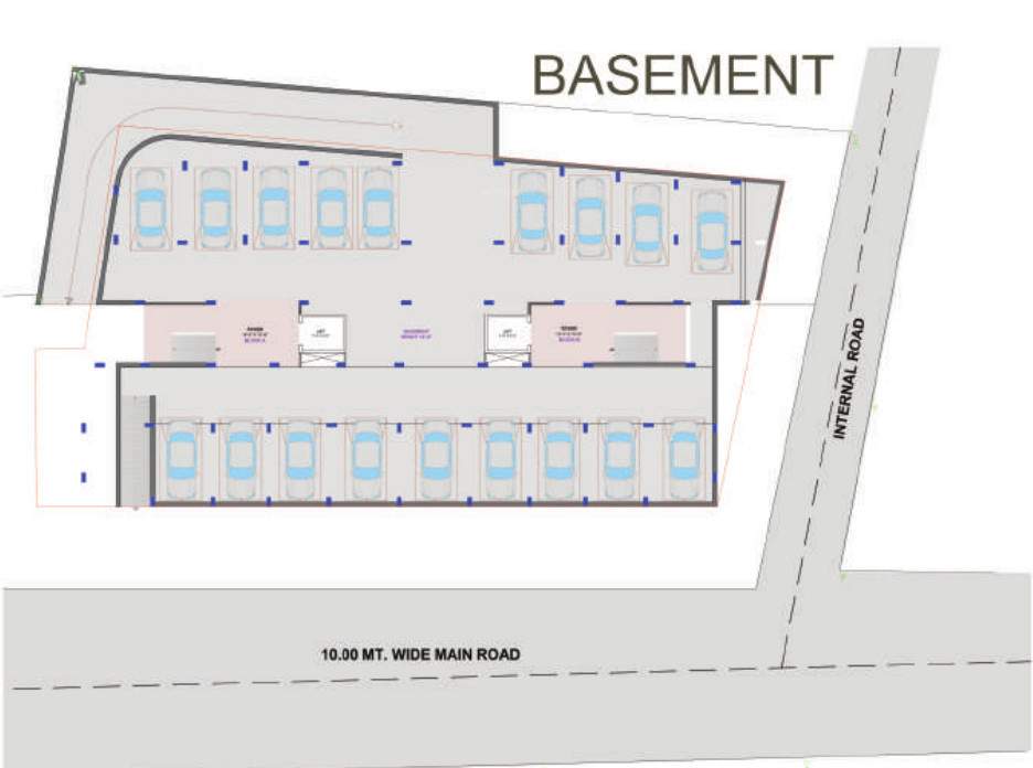  forever j homes Block A & B Cluster Plan For Basement