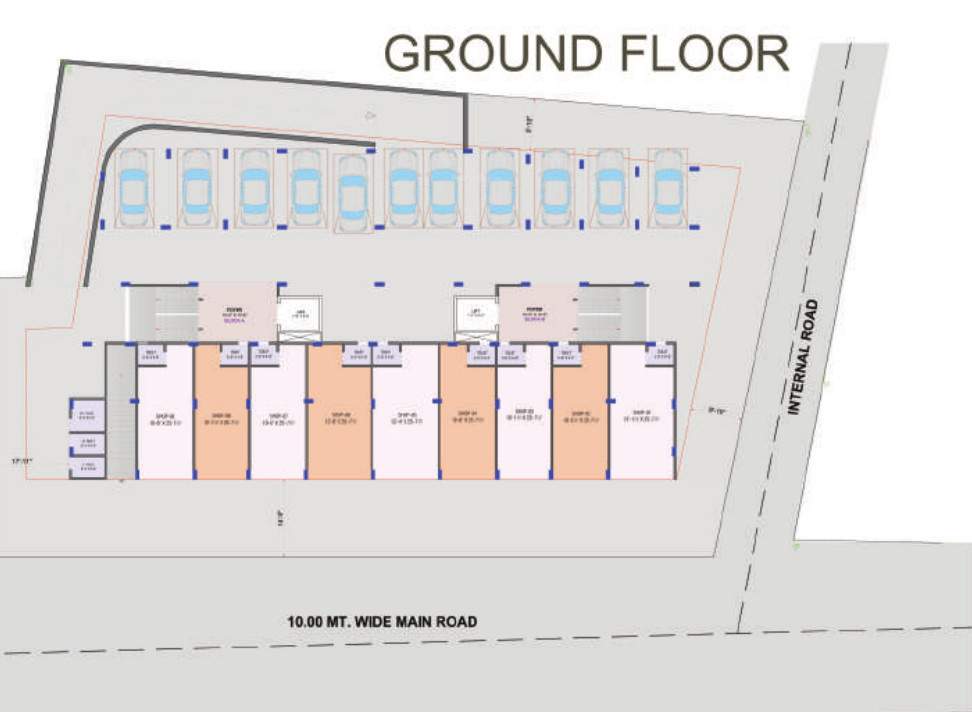  forever j homes Block A & B Cluster Plan For Ground Floor