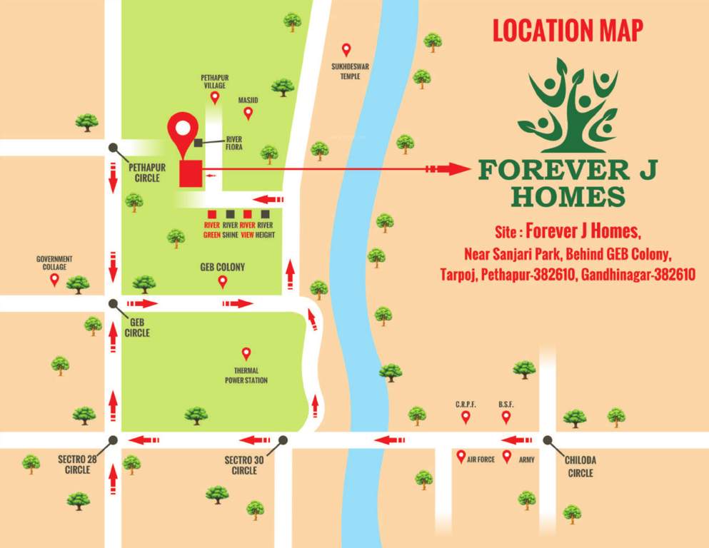  forever j homes Location Plan