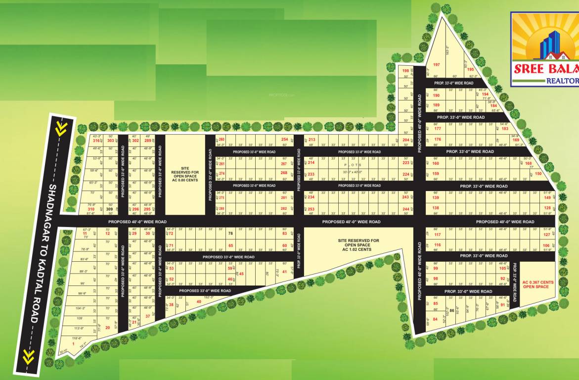  landmark residency Layout Plan