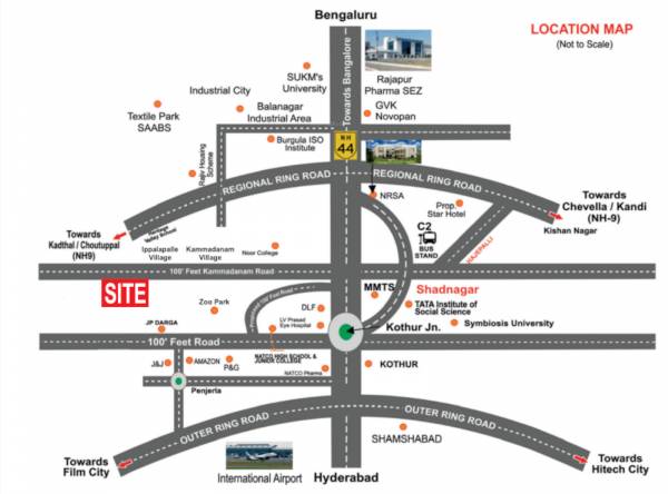  landmark-residency Location Plan