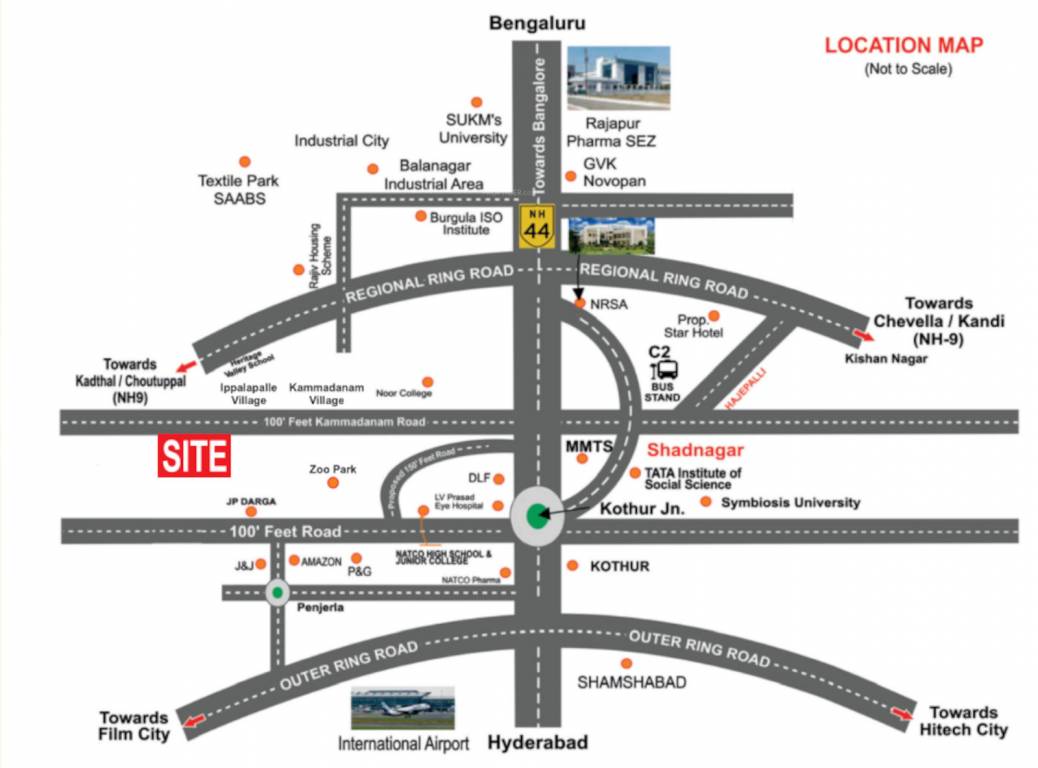  landmark residency Location Plan