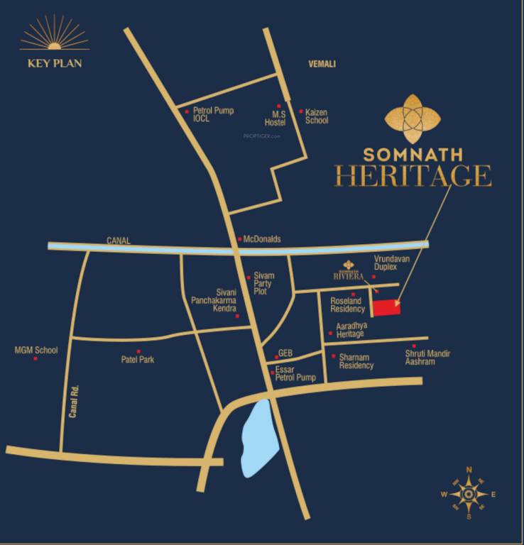  somnath heritage Location Plan