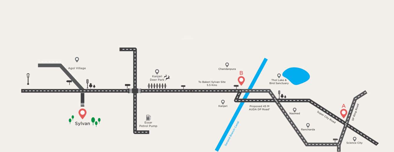  sylvan golf & country homes Location Plan