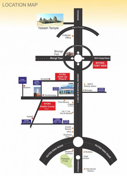  shakthi-county-phase-1 Location Plan