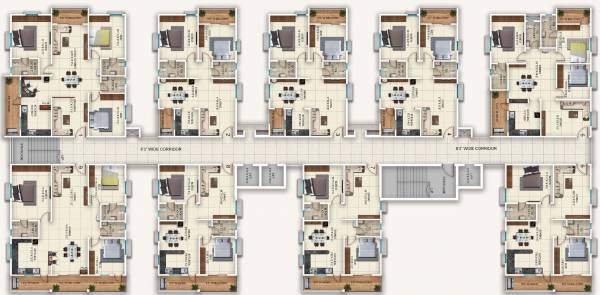  vazhraa-prathik Cluster Plan Block A,B,C