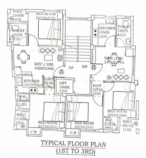  enclave Enclave Cluster Plan from 1st to 3rd Floor