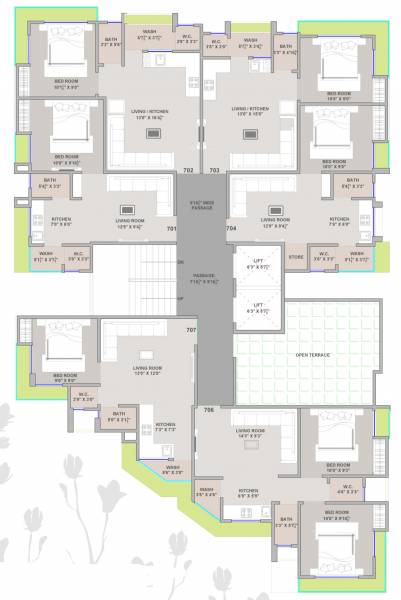  md-residency Md Residency Cluster Plan for 7th Floor