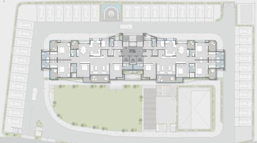  breeze-o Block A+B Cluster Plan from 1st to 13th Floor