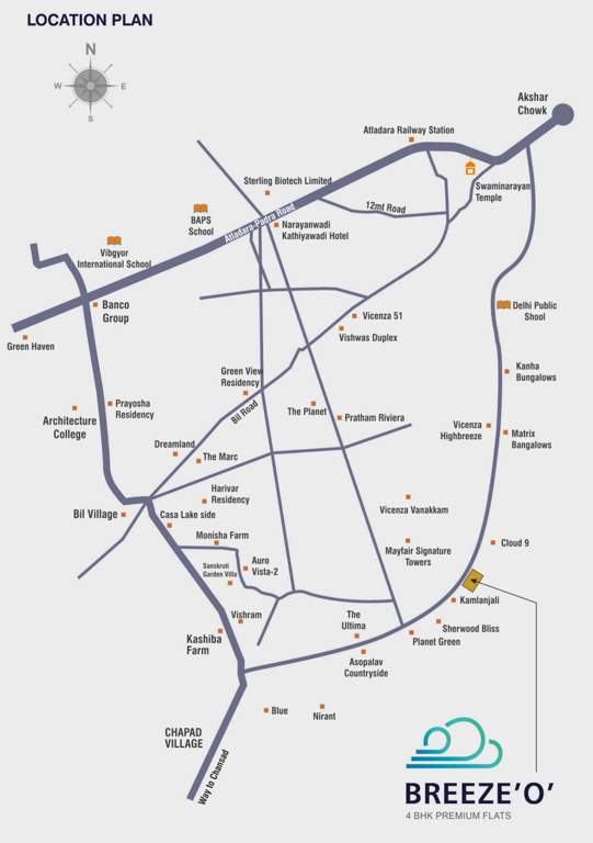  breeze o Location Plan