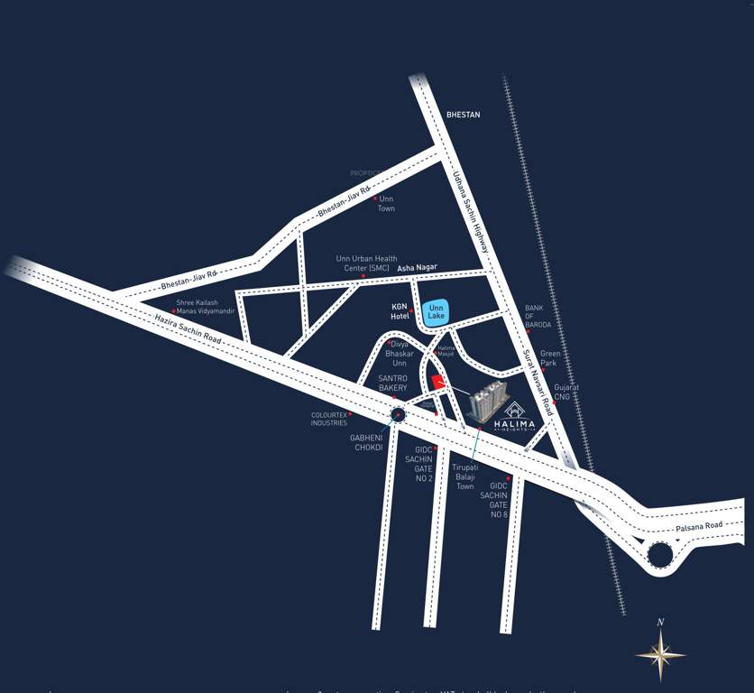  halima heights Location Plan