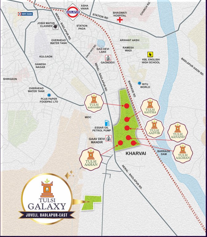  tulsi galaxy Location Plan