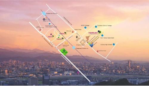  vishwajeet-paradise-building-1-and-building-2 Location Plan