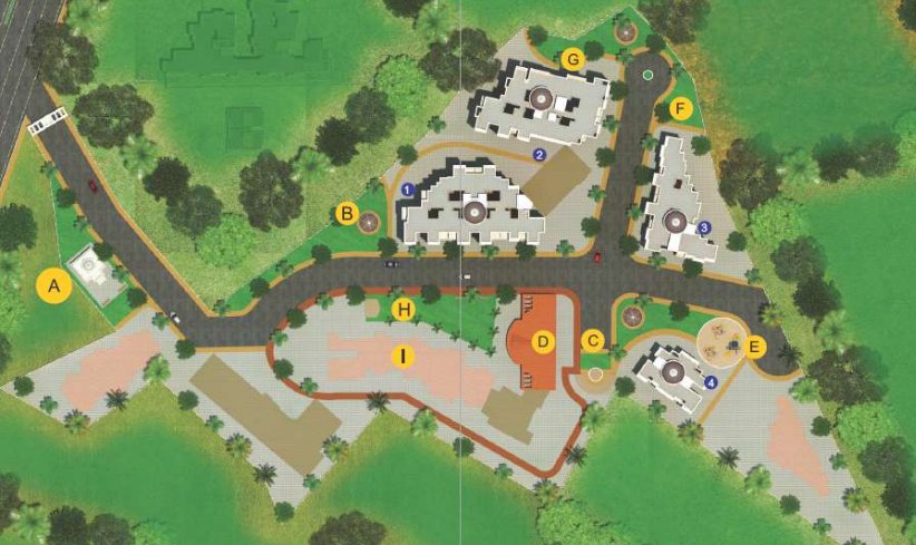  vishwajeet paradise building 1 and building 2 Master Plan
