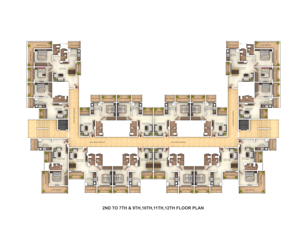 clusterPlan of GBK Vishwajeet Paradise