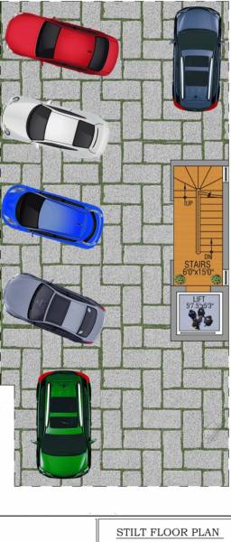  aishwaryam Aishwaryam Stilt Cluster Plan