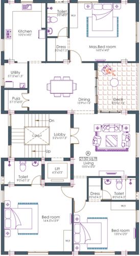  kamalalaya Kamalalaya Cluster Plan Typical
