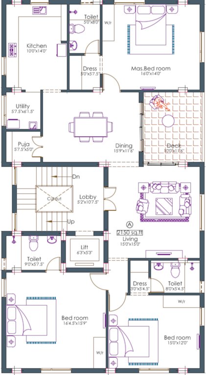  kamalalaya Kamalalaya Cluster Plan Typical