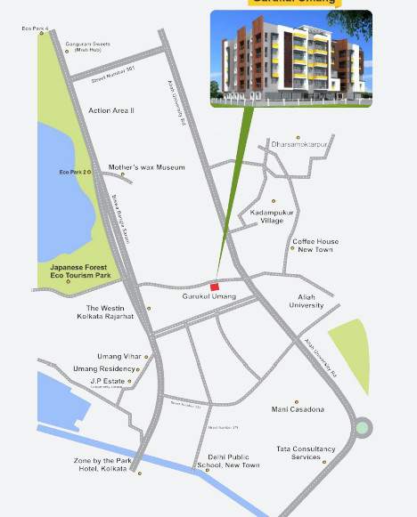  gurukul umang Location Plan
