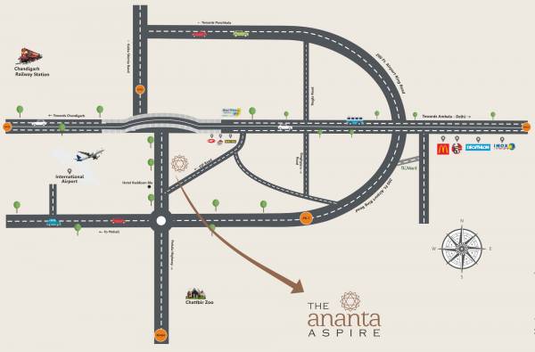  the-ananta-aspire Location Plan