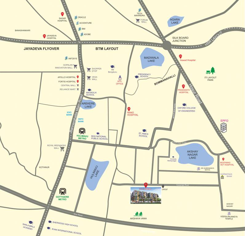  bochs akshaya Location Plan