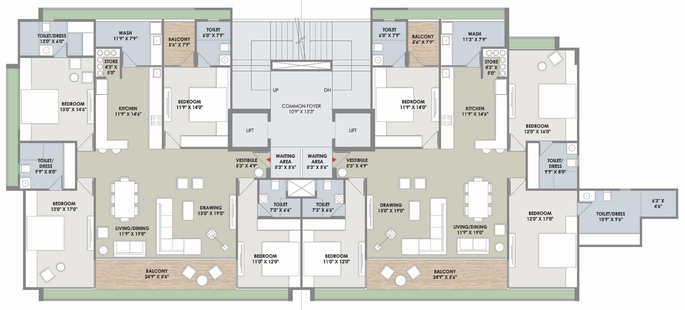  eminence 96 A Cluster Plan From 1st To 11th Floor