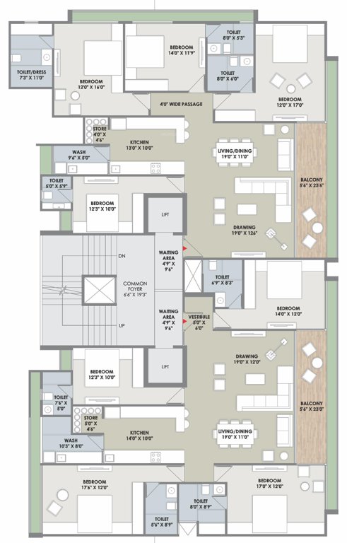  eminence 96 C Cluster Plan From 1st To 11th Floor