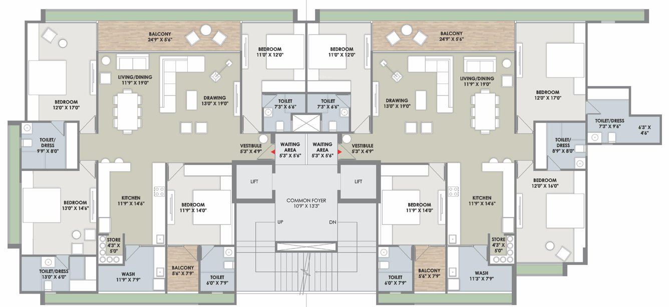  eminence 96 D Cluster Plan From 1st To 11th Floor