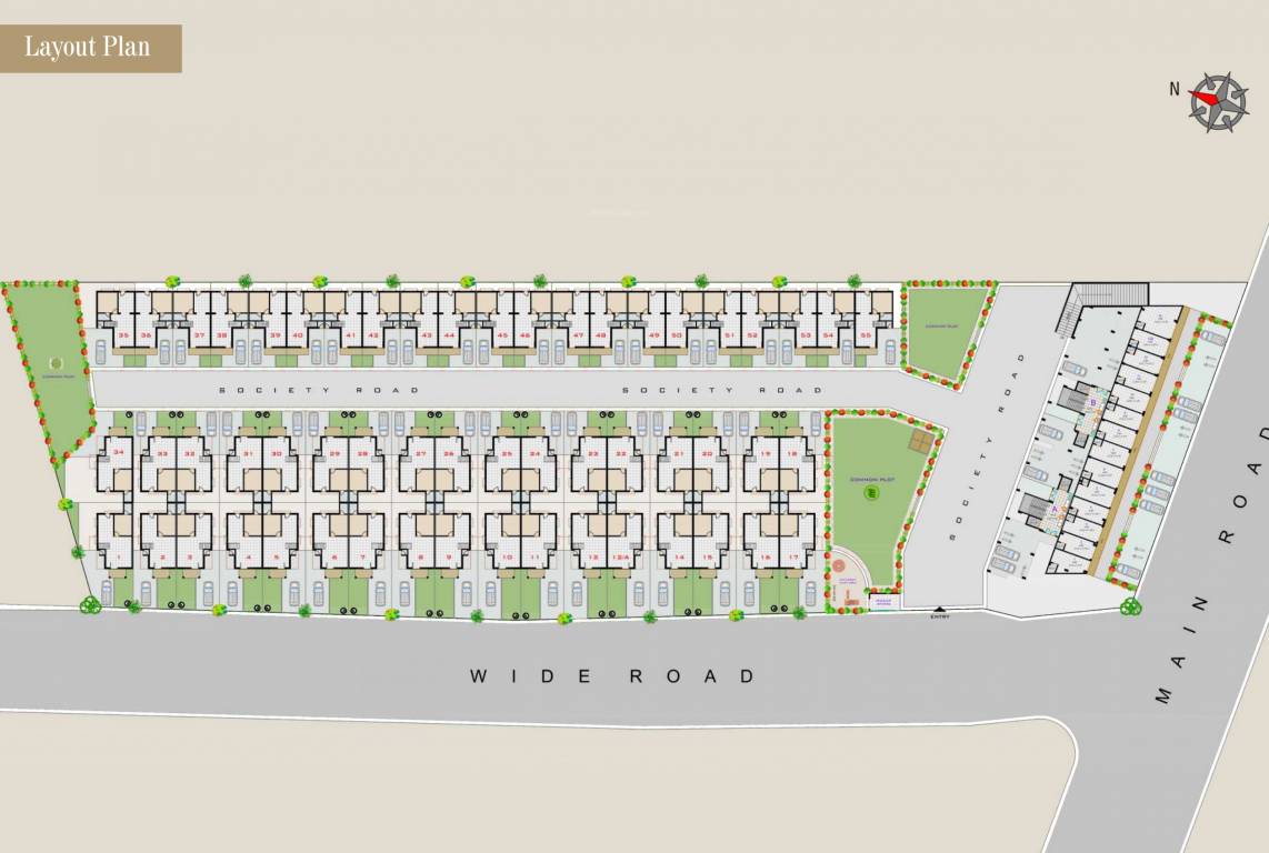  ashtavinayak elegance Layout Plan