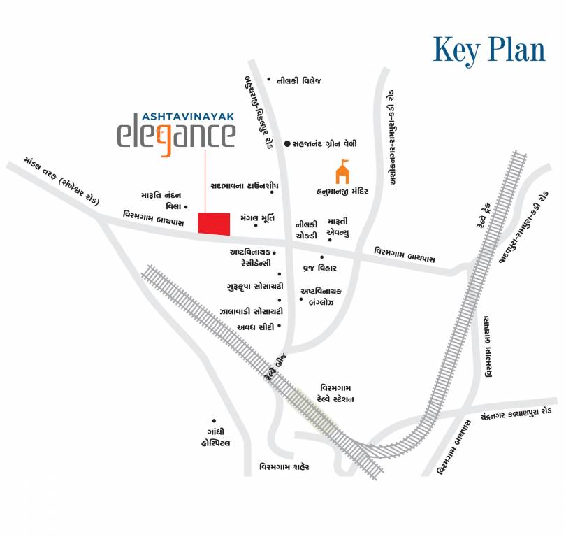  ashtavinayak elegance Location Plan