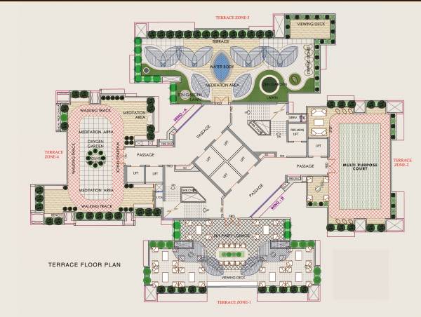  rexon-suites-phase-i Aura Terrace Cluster Plan
