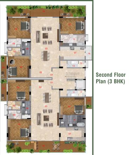  bel-air Bel Air Cluster Plan for 2nd Floor