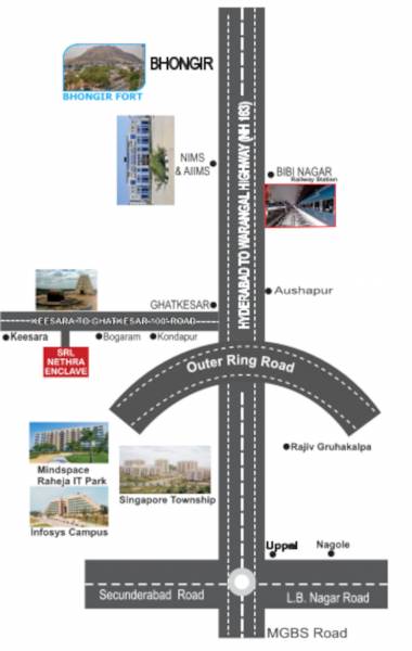  srl-s-nethra-enclave Location Plan