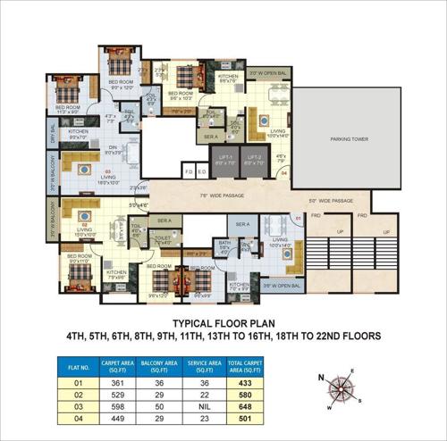  grandeur La Grandeur Cluster Plan