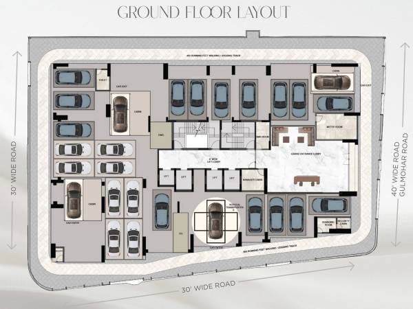 aaradhya-evoq Aaradhya Evoq Cluster Plan for ground Floor