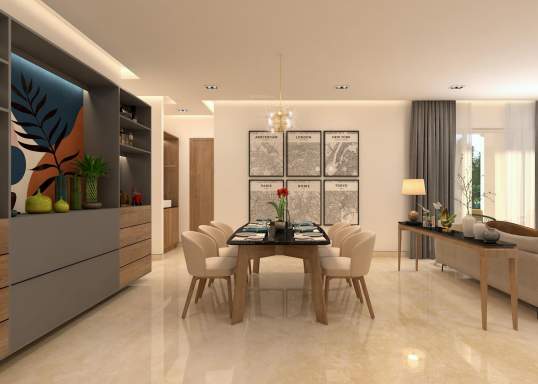 akhinta residences Dining Area