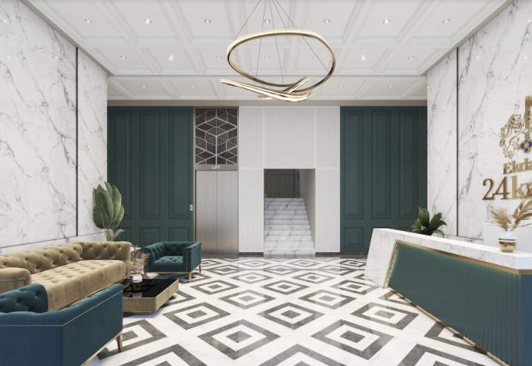  24 karat Waiting Lounge