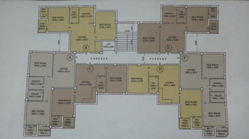  sonar-kella Sonar Kella Cluster Plan from 1st to 3rd Floor