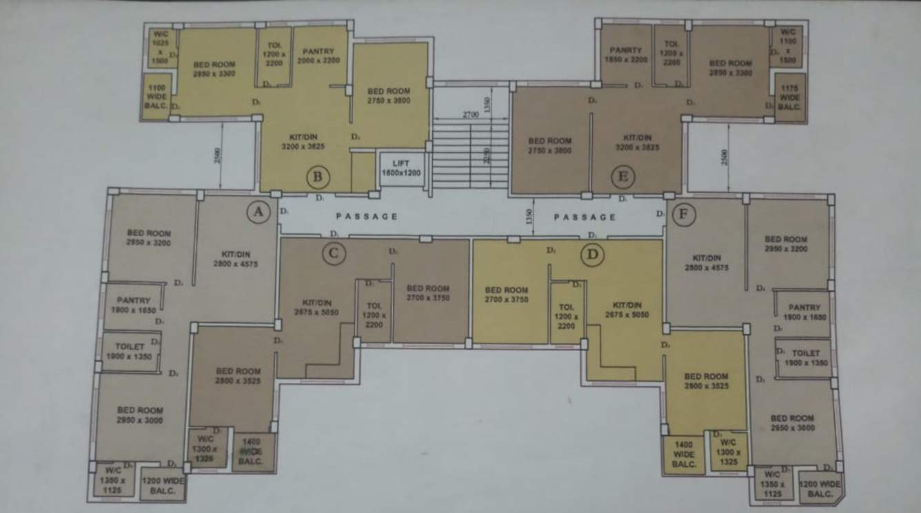 sonar kella Sonar Kella Cluster Plan from 1st to 3rd Floor